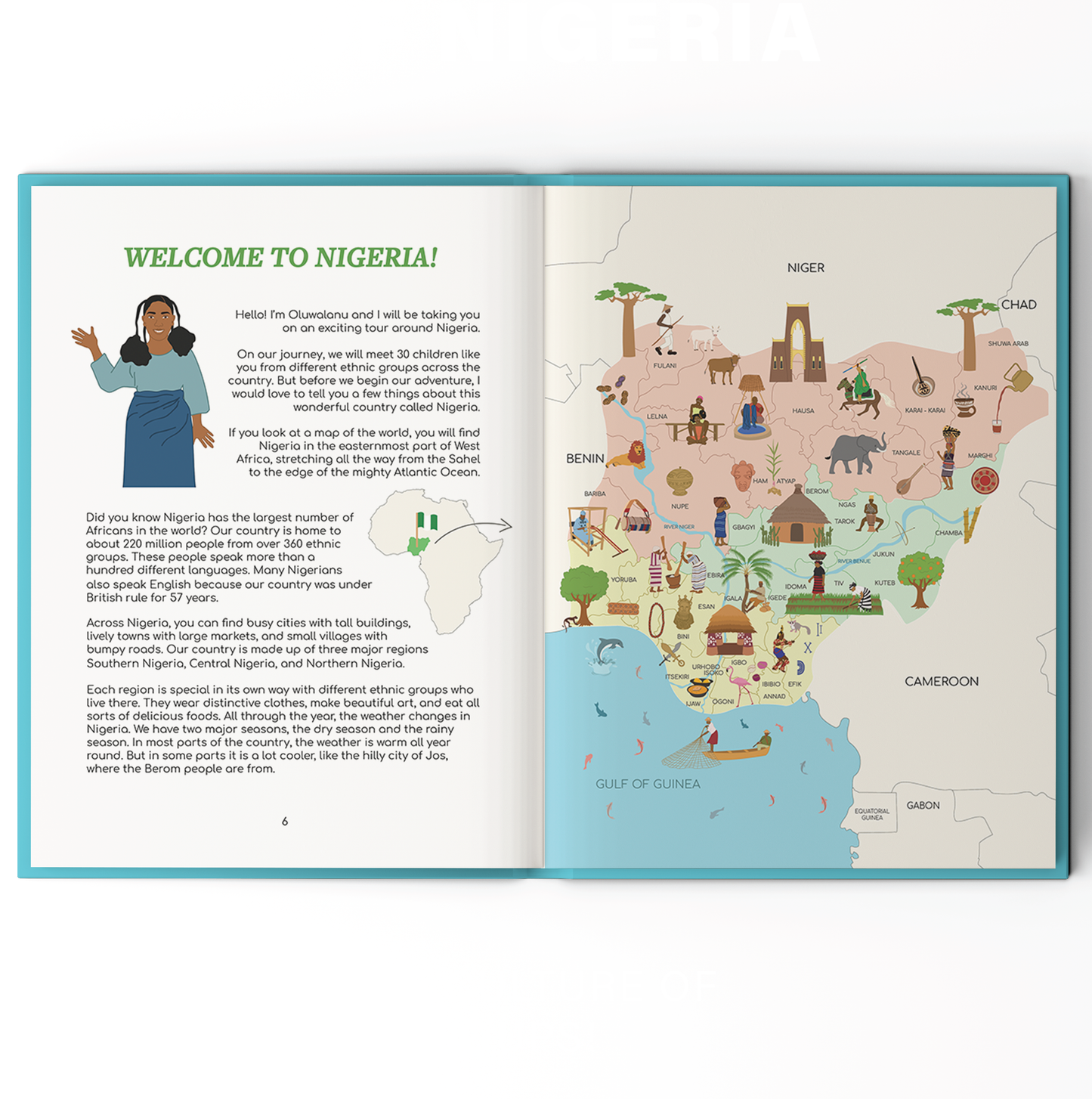 THE PEOPLES OF NIGERIA BOOK - Hardback