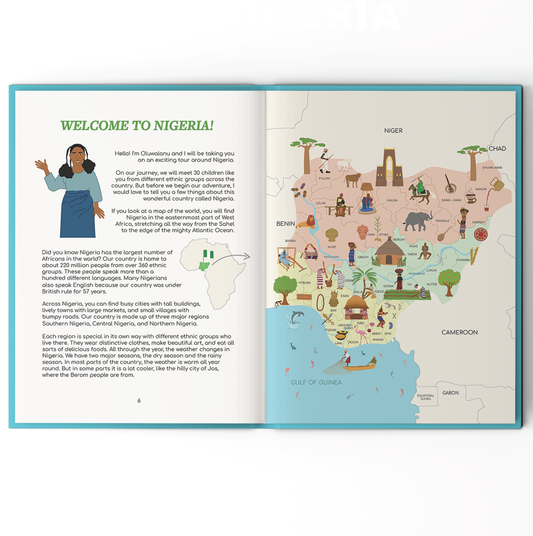 THE PEOPLES OF NIGERIA BOOK - Hardback