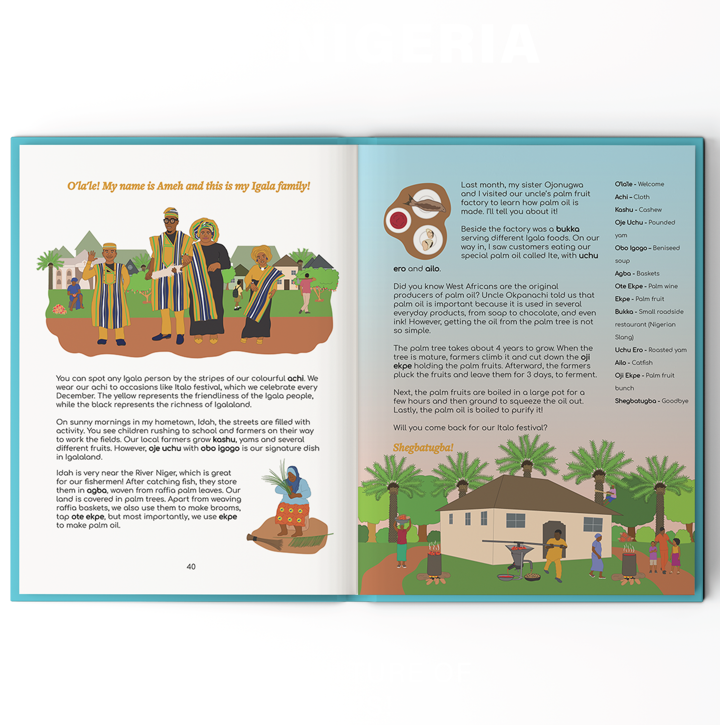THE PEOPLES OF NIGERIA BOOK - Hardback
