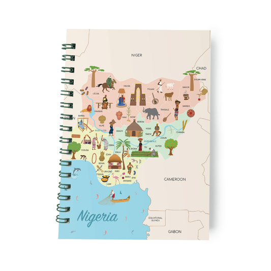 MAP OF NIGERIA NOTEBOOK